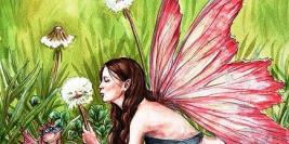 fée elfe ange papillon