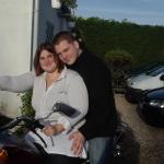 sur la moto en amoureux