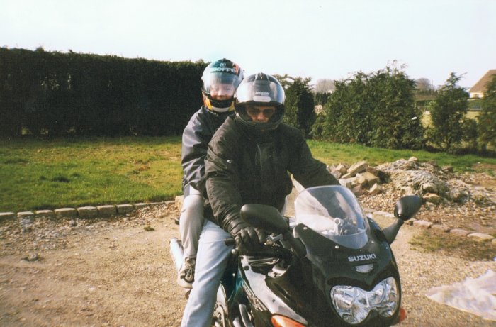 Thierry et Pierrick moto